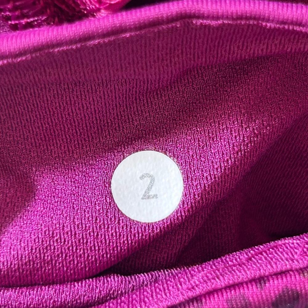 Lululemon Inspire Tight II Paradise Geo Regal Plum Multi /‎ Regal Plum Size 2 - Picture 5 of 5